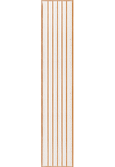 Планка с калевкой и продольной фрезеровкой «Олимпия» из массива бука/ясеня