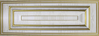 Мебельный фасад «Афина 2» для ящика из МДФ в ПВХ плёнке с патиной золото