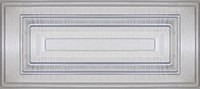 Мебельный фасад «Афина плюс 2» для ящика из МДФ в ПВХ плёнке с патиной серебро