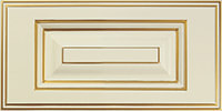 Мебельный фасад «Афина плюс» для ящика из МДФ в ПВХ плёнке с патиной золото