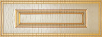 Мебельный фасад «Афина» для ящика из МДФ в ПВХ плёнке с патиной золото