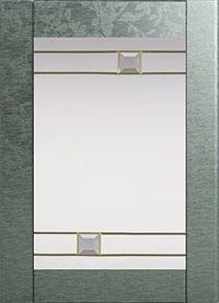 Мебельный фасад под стекло «Ланос» из МДФ в ПВХ плёнке