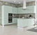 Матовая кухня с мебельными фасадами Crystal Uni